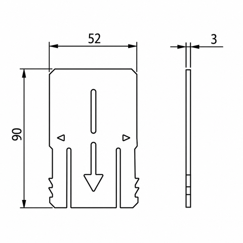 Connecteur Pour Lambourde Aluminium